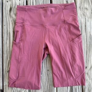 Lululemon Seamless Women's Pink Athletic Shorts - 8